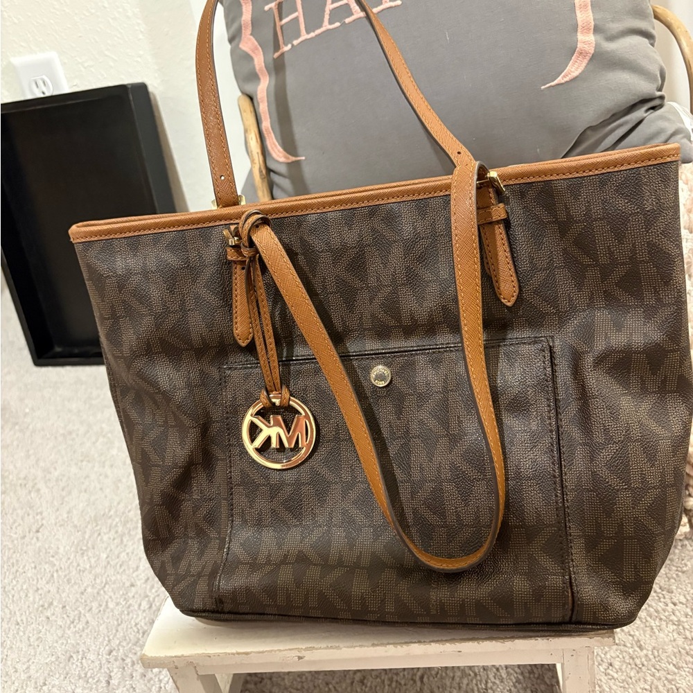 Michael Kors Brown Tote Bag